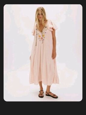 NWT MSRP $248 Free People Savannah Rose Midi Dress